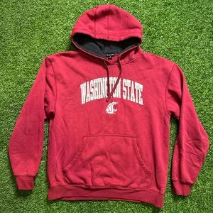 Champion Washington State University Cougars Hoodie Red Mens L